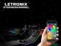Preview: LETRONIX RGB LED Sternenhimmel 10er Set mit 1040 Sternen/Fasern und App Steuerung