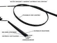 Preview: LETRONIX RGBIC Full LED Rainbow Ambientebeleuchtung für Armaturenbrett + 4 Türen