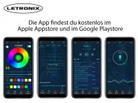 Preview: LETRONIX RGBIC Full LED Rainbow Ambientebeleuchtung für Armaturenbrett + 4 Türen