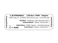 Preview: LETRONIX RGBIC LED PWM CAN-Bus Adapter für RGBIC Full LED Ambientebeleuchtung