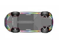 Preview: LETRONIX Rainbow RGB RGBIC LED Unterbodenbeleuchtung 2.0 (2x 50cm+150cm+50cm)