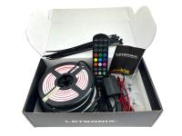 Preview: LETRONIX Rainbow RGB RGBIC LED Unterbodenbeleuchtung 2.0 (2x 90cm+180cm+90cm)