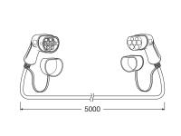 Preview: OSRAM BATTERYcharge 7PIN 1PHASE 16A Typ 2 Ladekabel 5 m Elektroauto - OCC21605