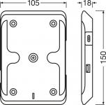 Preview: OSRAM LEDinspect® SINGLE CHARGE PAD Arbeitsleuchte Zubehör  - LEDIL423