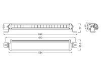 Preview: OSRAM LEDriving® Lightbar Arbeits und Zusatzscheinwerfer FX500-SP - LEDDL104-SP