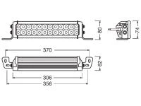 Preview: OSRAM LEDriving® Lightbar Arbeits und Zusatzscheinwerfer VX250-CB - LEDDL117-CB