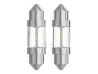 Preview: OSRAM NIGHT BREAKER LED C5W 36mm Soffitte 12V 1W Kalt-Weiß 6000K mit ECE R37 Straßenzulassung