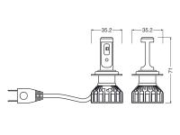 Preview: OSRAM Night Breaker H7 LED GEN3 SMART Abblendlicht für Hyundai ix20 2010-​2019