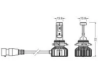Preview: OSRAM Night Breaker LED SMART HB4 Nebelscheinwerfer 12V 6000K  - 9006DWNBSM-2HB