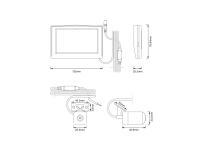 Preview: OSRAM ROADsight OWRCS4 Rückfahrkamera Funk 4,3 Zoll 110° IP67 12V 24V - OWRCS4