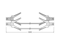 Preview: OSRAM STARTERcable 200A Starthilfekabel Überbrückungskabel 2,5 m 6V 12V - OSC101