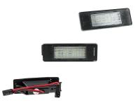 Preview: SMD LED Kennzeichenbeleuchtung für Nissan Juke F15 ab 2010 E-Prüfzeichen