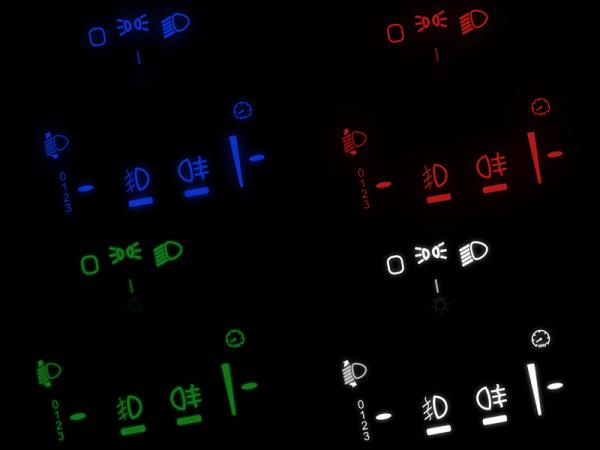 LED Umbauset Schalterbeleuchtung Opel Astra G Zafira A Combo C Corsa C