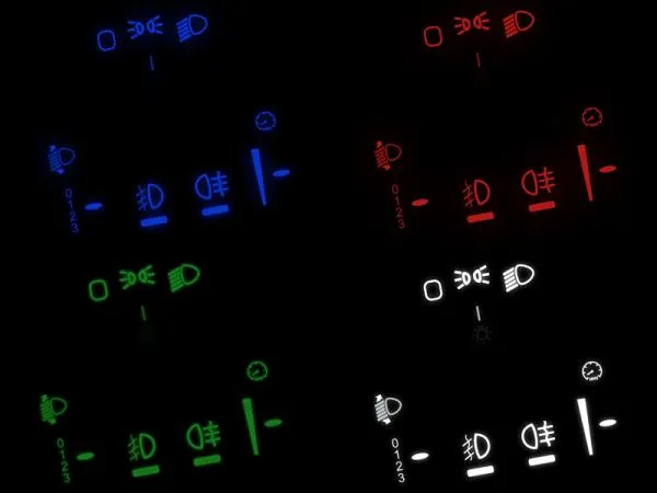LED Umbauset Schalterbeleuchtung für Opel Astra G Zafira A Combo C Corsa C