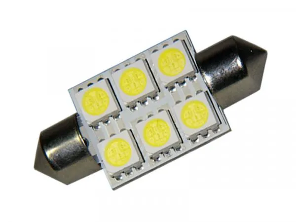 36mm LED Soffitte 6 SMD 5050 3Chip C5W Hightech