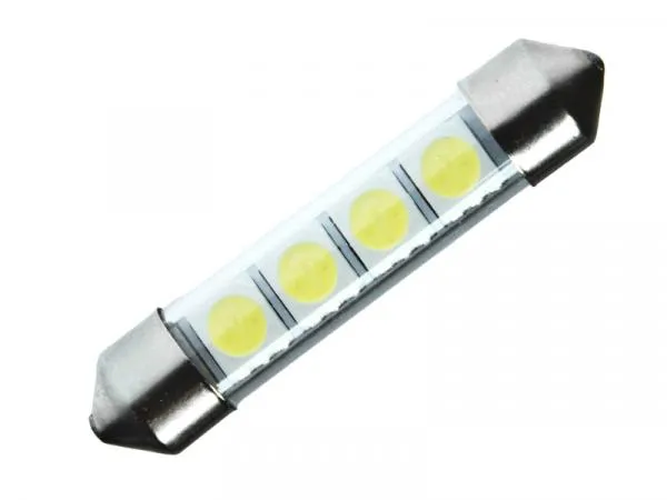 37mm 3 SMD 3Chip PLCC6 LED Soffitte mit Plexiglas