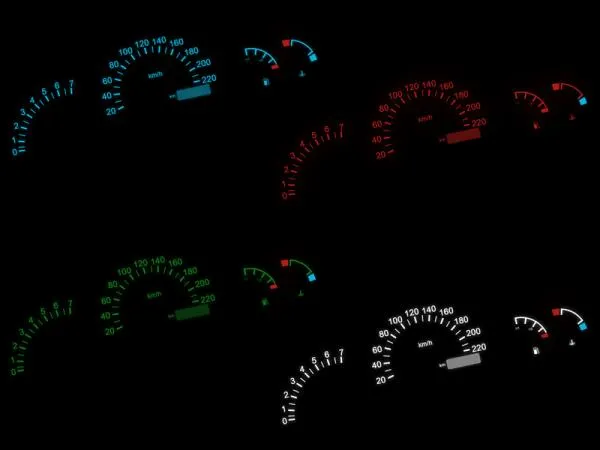 LED Umbauset Tachobeleuchtung für Ford Fiesta Escort Puma