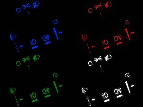 LED Umbauset Schalterbeleuchtung für Ford Fiesta Escort Puma