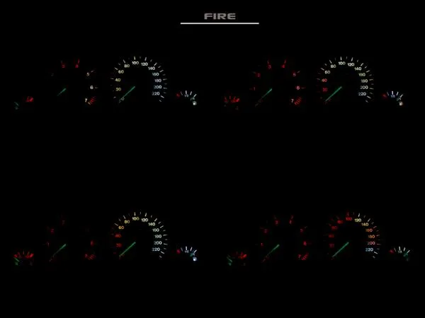 WiFi RGB LED Umbauset Tachobeleuchtung für Opel Astra G Zafira A