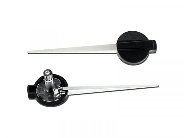 Preview: 50mm LETRONIX Tachonadel Tachozeiger Tacho Zeiger Nadel in Weiß Design 2