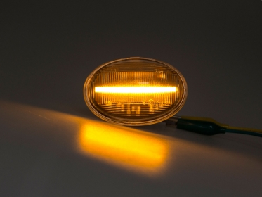 Preview: LED Seitenblinker Blinker Klar Silber für Mini Cooper R56 Kombi 2006-2014