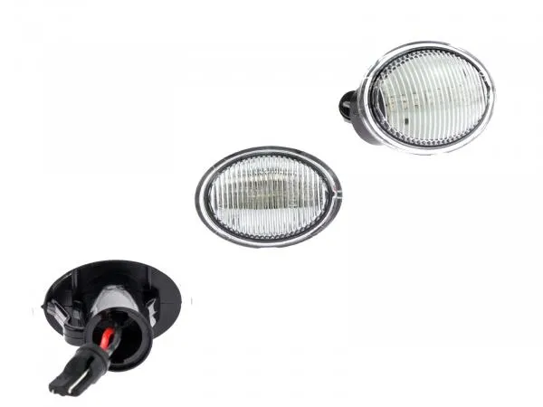 LED Seitenblinker Blinker Klar Silber für Maserati Gran Cabrio ab 2010