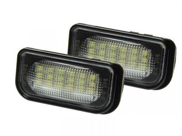 Preview: 18 SMD LED Kennzeichenbeleuchtung für Mercedes C-Klasse W203 Limousine 2000-2007