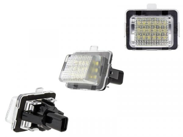 Preview: 18 SMD LED Kennzeichenbeleuchtung für Mercedes E-Klasse W212 Facelift MoPf ab 2013