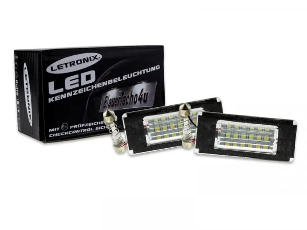 NSLUMO LED Kennzeichenbeleuchtung Glühbirnen Nummernschildbeleuchtung Lampe  3582 SMD mit CanBus Fehlerfrei 6000K Xenon kaltweiß für Mini Cooper R50/R52/ R53 usw,2 Stuecke : : Auto & Motorrad