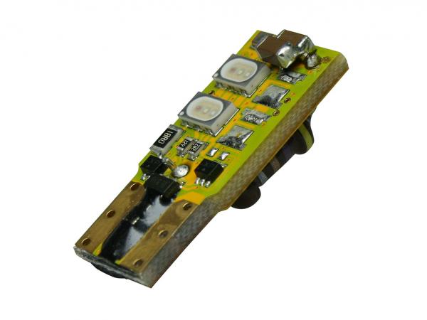 BEPHOS LED RGB Style-Line Leuchtmittel w5w T10 Stecksockel Radial CAN-Bus