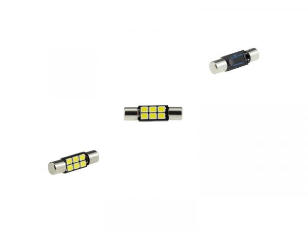 MaXlume® 6x SMD 2835 CAN-Bus LED Soffitte 28mm 360LM C3W Sockel 12V 24V