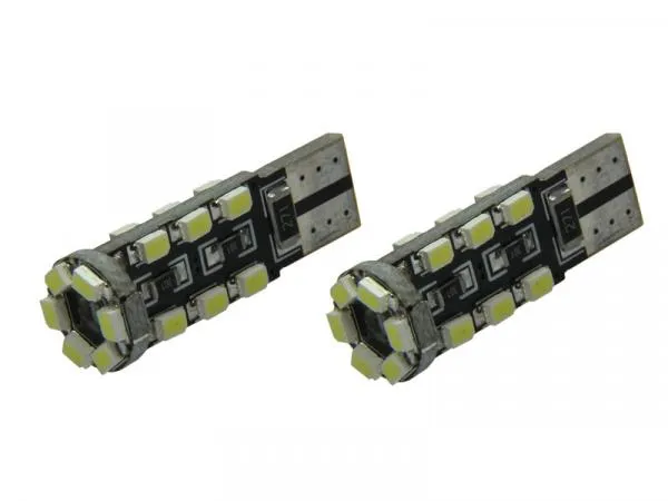 2x 18 SMD 1210 LED Leuchtmittel Weiß 6000K Can-Bus w5w T10