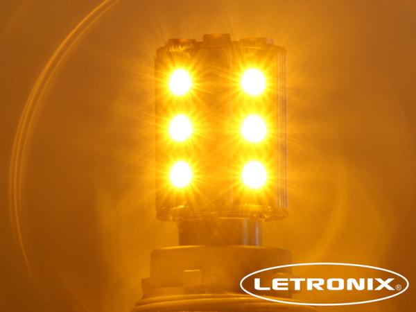 26 SMD LED Leuchtmittel CAN-Bus Gelb/Orange BaU15s PY21W
