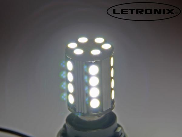 Preview: 26 SMD 3Chip CheckControl Can-Bus LED Leuchtmittel BaY15d P21/5W