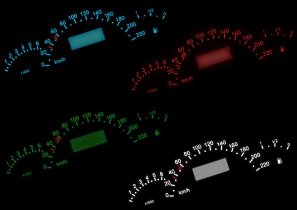 LED Umbauset Tachobeleuchtung Mercedes Benz A-Klasse