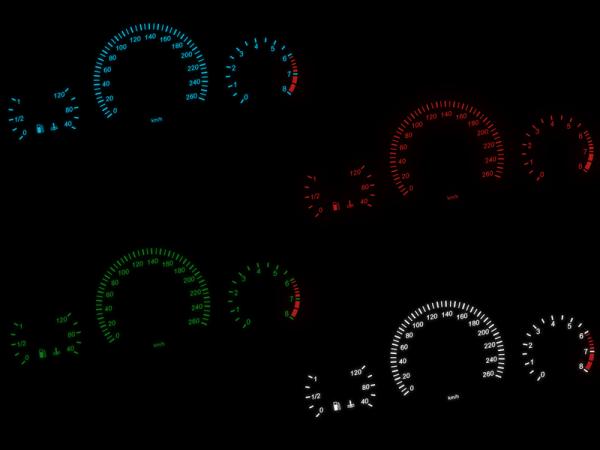 LED Umbauset Tachobeleuchtung Mercedes Benz C-Klasse