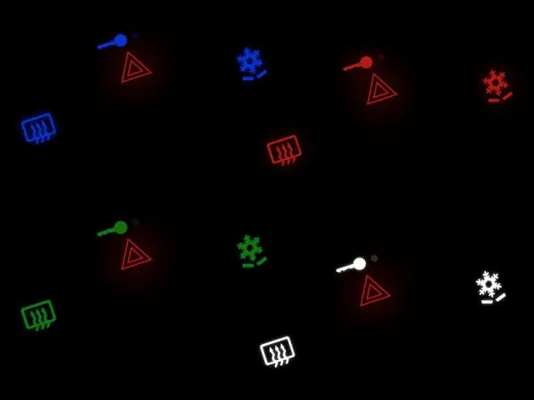 SMD LED Umbauset Mittelkonsole Schalter MCC für Smart