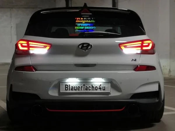2x 15 SMD W16W CAN-Bus LED Rückfahrlicht für Hyundai i30 N i30N PD ab 2017