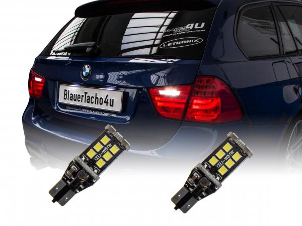 2x 15 SMD W16W CAN-Bus LED Rückfahrlicht passend für BMW 5er E60