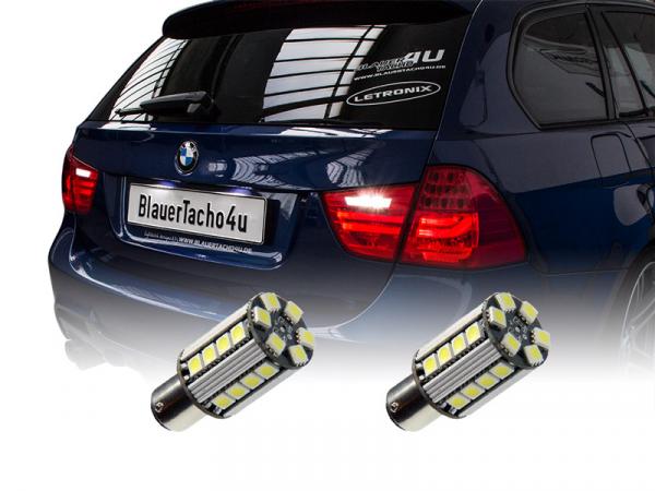 2x 26 SMD Ba15s P21W CAN-Bus LED Rückfahrlicht Mercedes T204 FL ab 2011