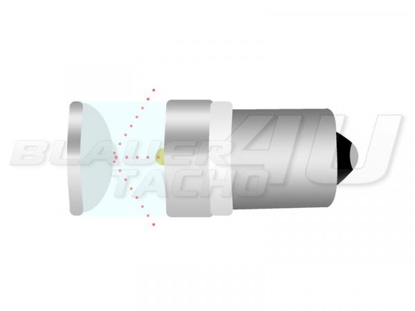 Preview: 2x 3 Watt XBD-Chip LED BA9S T4W Can-Bus Weiß 6000K