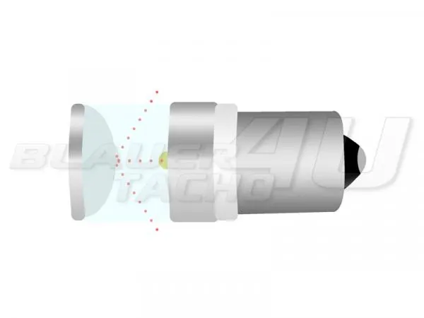 2x 3 Watt XBD-Chip LED BA9S T4W Can-Bus Weiß 6000K
