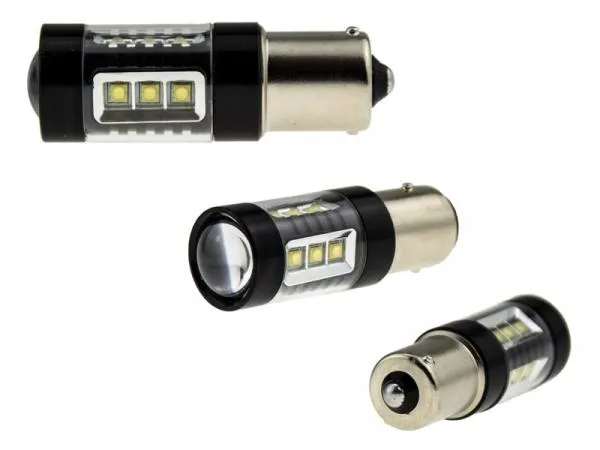 2x 80W Ba15s P21W CAN-Bus LED Rückfahrlicht für Skoda Octavia 3 Typ 5e