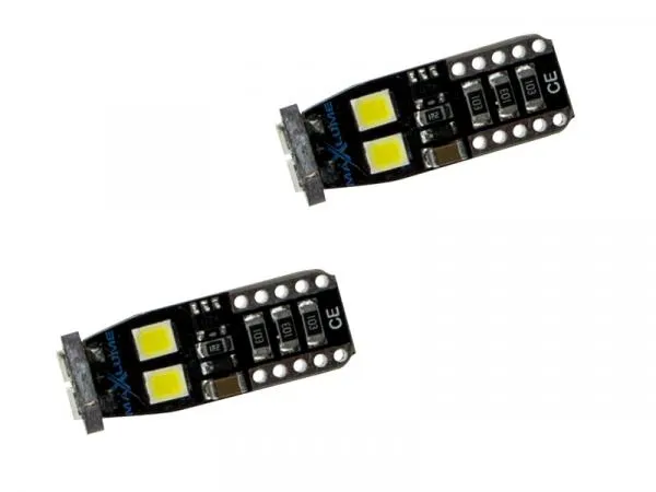 Weiße Can-Bus LED Standlichter mit w5w T10 Glassockel