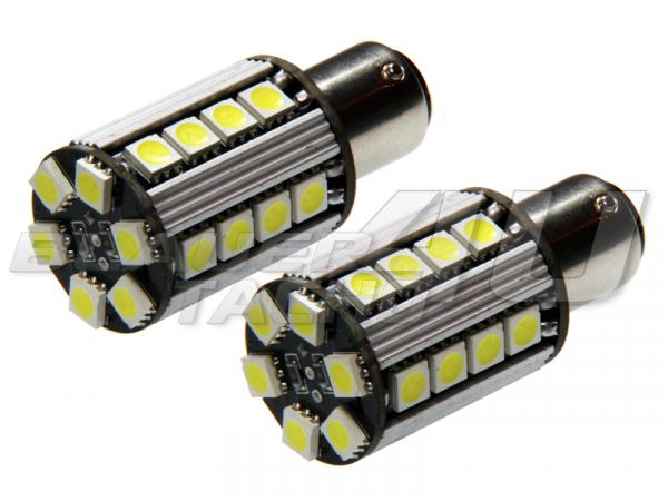 LED Tagfahrlicht TFL Set Ba15s 26 SMD Can-Bus für Audi A4, B7 ab 2004