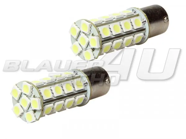 LED Tagfahrlicht TFL Set Bay15d 30 SMD Can-Bus für Peugeot 207