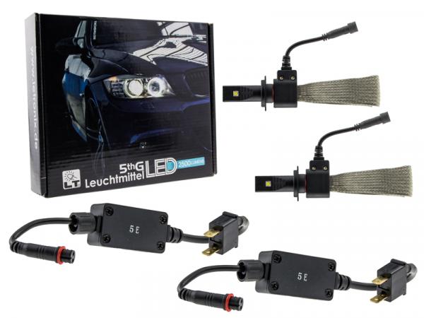 LED Abblendlicht Nebelscheinwerfer Tagfahrlicht mit H7 Sockel 5. Generation
