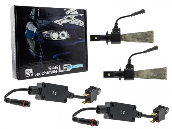LED Abblendlicht Nebelscheinwerfer Tagfahrlicht mit H7 Sockel 5. Generation