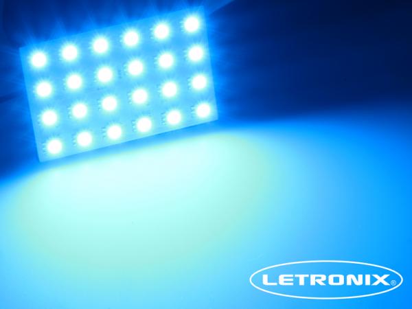 Preview: 24 SMD 3Chip LED Innenraum Modul Platine mit Kombianschluss