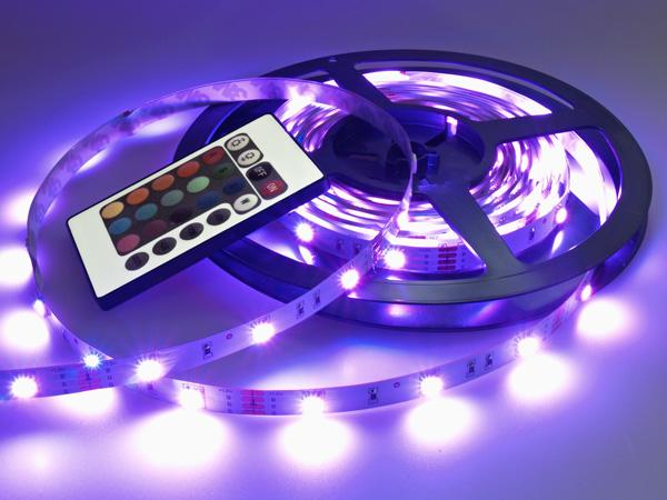 RGB SMD LED Endlosband 5m inkl. Fernbedienung